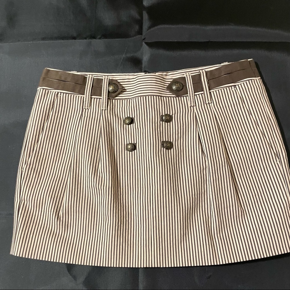 BCBG Maxazria Striped Mini Skirt - Size 2